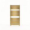 Brita Bathrooms Designer Vertical Flat Single Panel Gold Towel Warmer Radiator 1050 x 500mm
