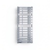 Brita Bathrooms Designer Vertical Flat Single Panel Chrome Towel Warmer Radiator 1200 x 500mm