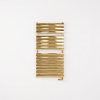 Brita Bathrooms Designer Vertical Flat Single Panel Gold Towel Warmer Radiator 1200 x 600mm