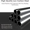 Brita Bathrooms 1800 x 456mm Designer Vertical Flat Double Panel Radiator – Matt Black | 6394 BTU