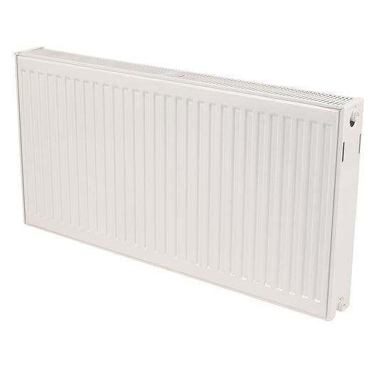 Brita Bathrooms Type 22 Double Panel Double Convector Radiator – 600 x 900mm White | 5645 BTU (Horizontal)