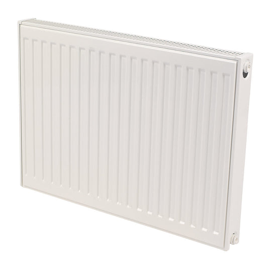 Brita Bathrooms Type 21 Double Panel Single Convector Radiator – 600 x 1400mm White | 6765 BTU (Horizontal)