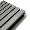 Brita Bathrooms Designer Vertical Flat Double Panel Anthracite Radiator 1600 x 532mm – 6761 BTU