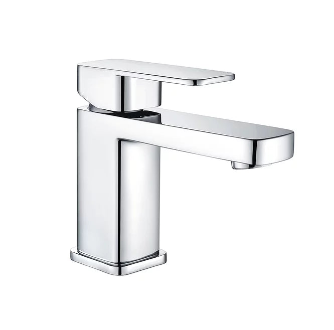 Brita Bathrooms Mono Basin Mixer Tap – Chrome with Click Clack Waste & Flexi Hoses (Low Pressure Compatible, Lifetime Guarantee)